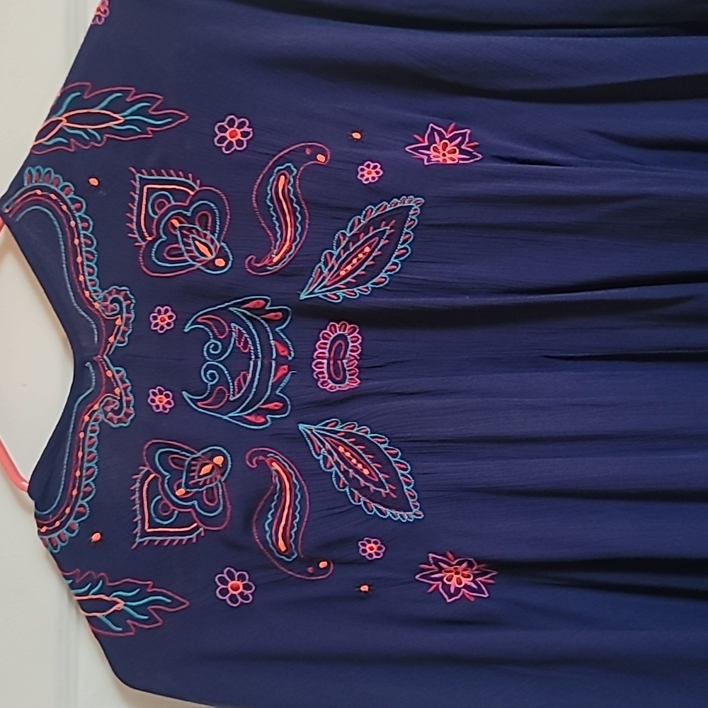 Embroidered NWOT Kimona Cover Up One Size - Picture 3 of 5